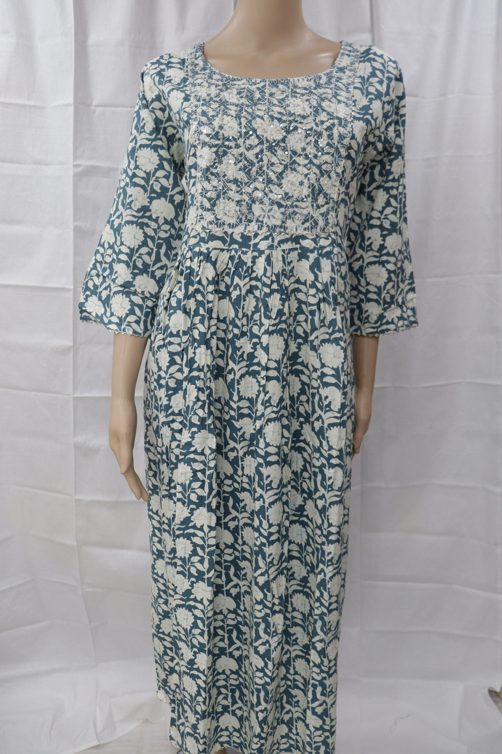 Women’s Cotton Printed Anarkali Kurti – Elegant Ethnic Wear