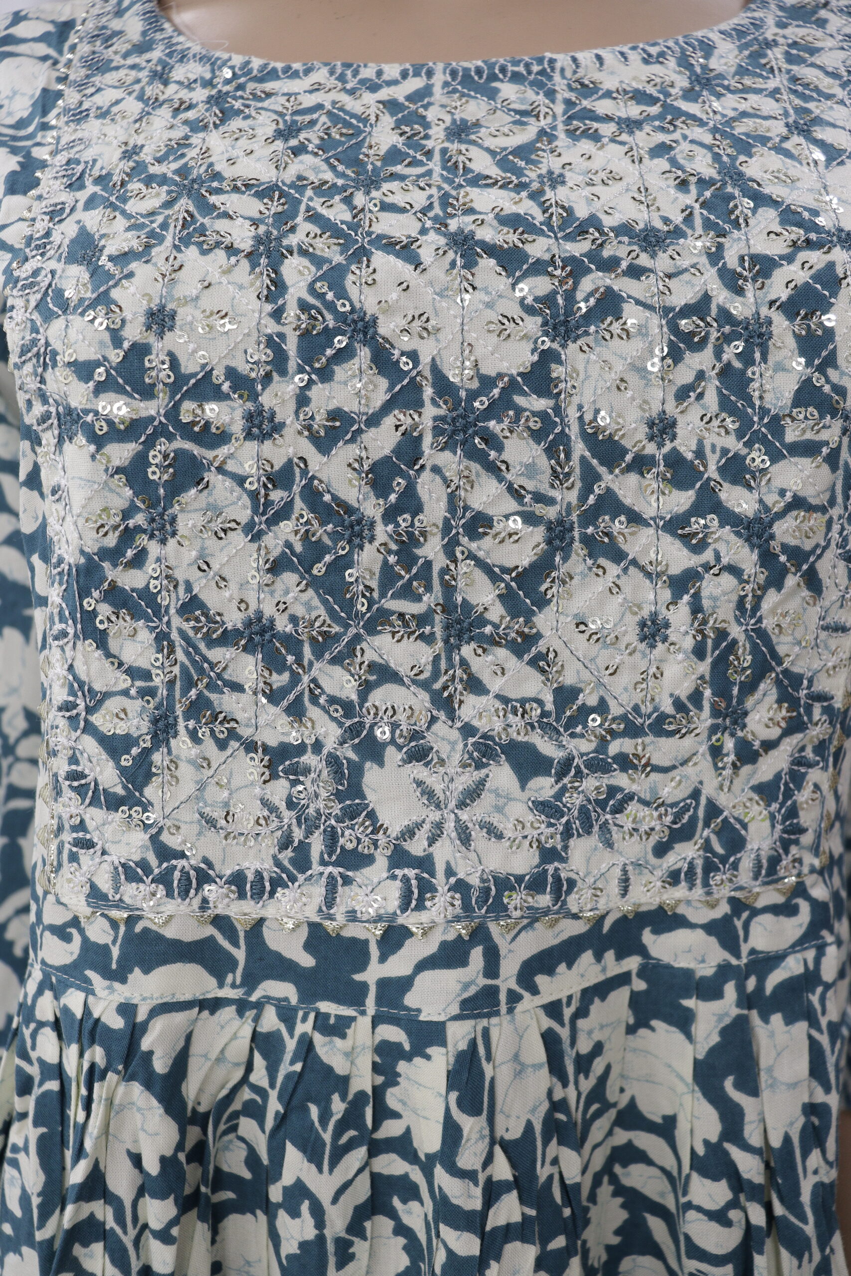 Women’s Cotton Printed Anarkali Kurti – Elegant Ethnic Wear - Image 3