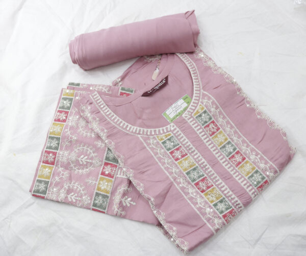 Elegant Chikankari Cotton Kurti Set – Traditional Ethnic Wear - Image 5