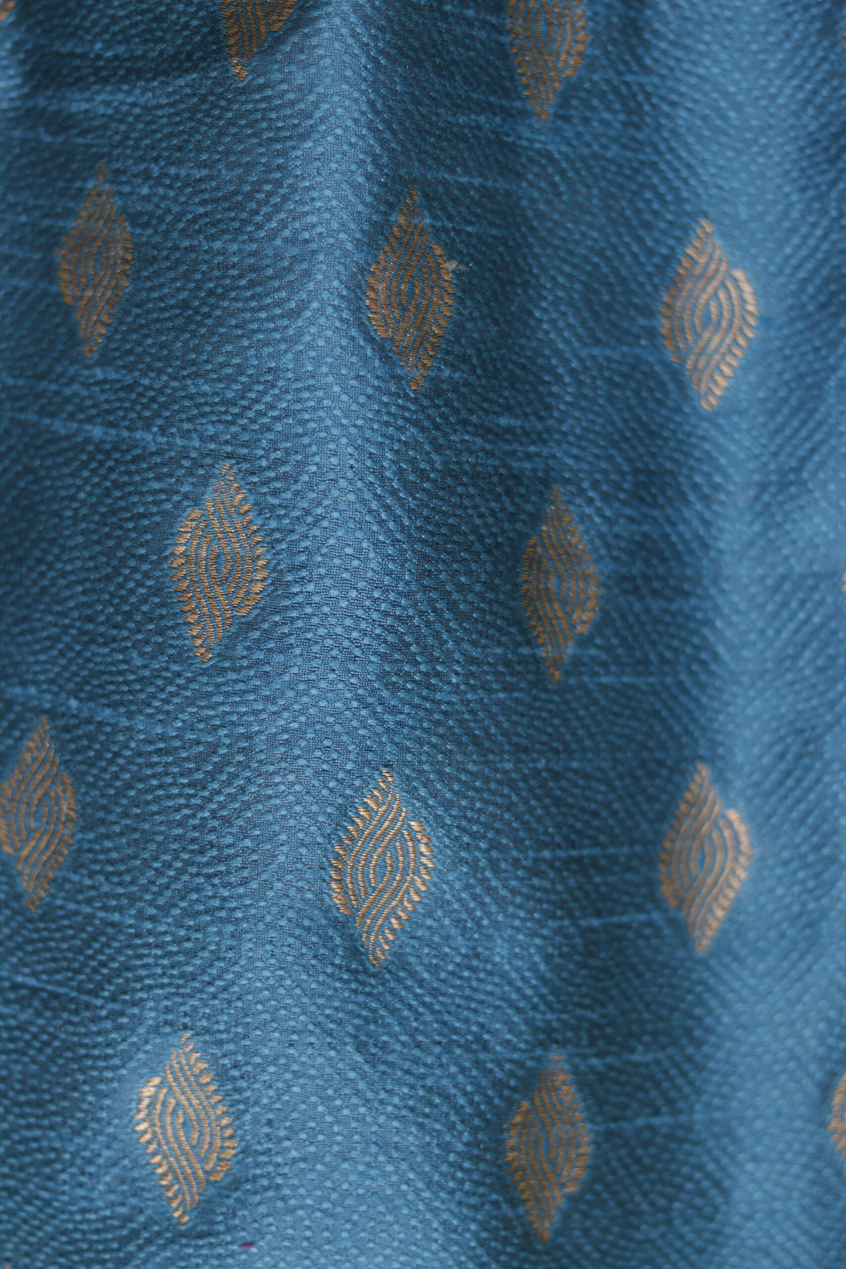 Men’s Sky Blue Designer Kurta – Elegant Ethnic Wear for Festive & Wedding Occasions - Image 4