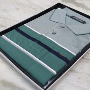 Men’s Striped Polo Shirt – Premium Cotton, Stylish & Comfortable Casual Wear