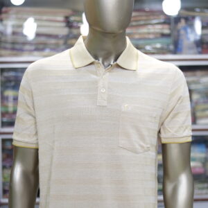 Men’s Striped Polo Shirt – Elegant Casual Wear