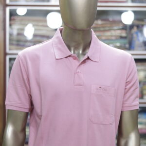 Men’s Classic Pink Polo Shirt – Soft Cotton Fabric, Stylish & Comfortable Casual Wear