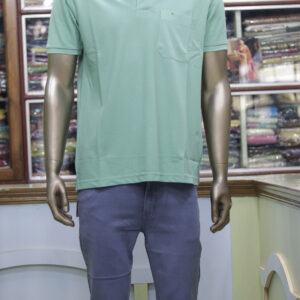 Men’s Mint Green Polo Shirt with Pocket