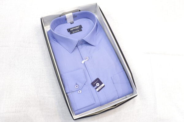 Men's Tailored Fit Dress Shirt - Light Purple - Image 2