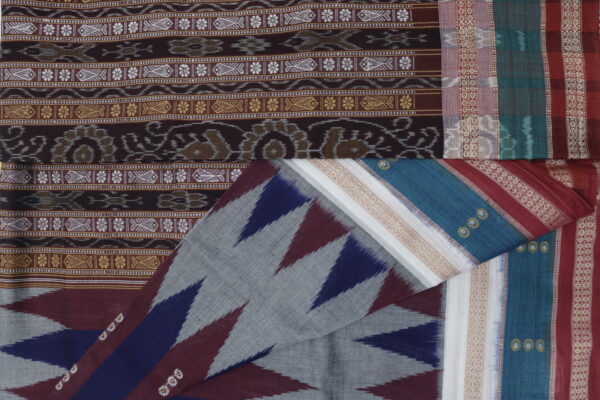 Grey Handwoven Cotton Saree - Image 9