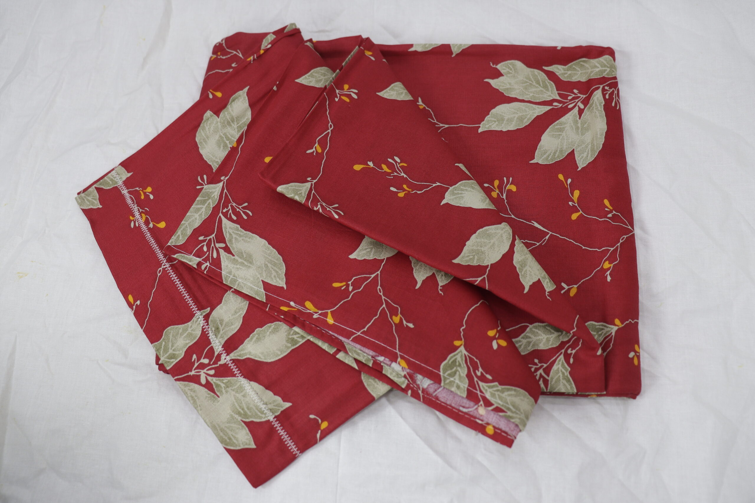 Floral Vine-Printed Cotton Bedsheet