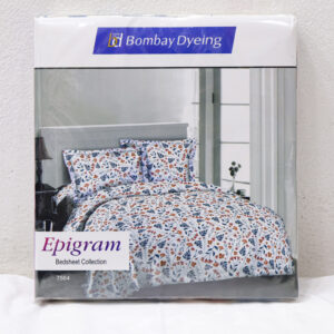Bombay Dyeing Epigram Bedsheet Collection - Double Size, Floral Print, Soft & Comfortable