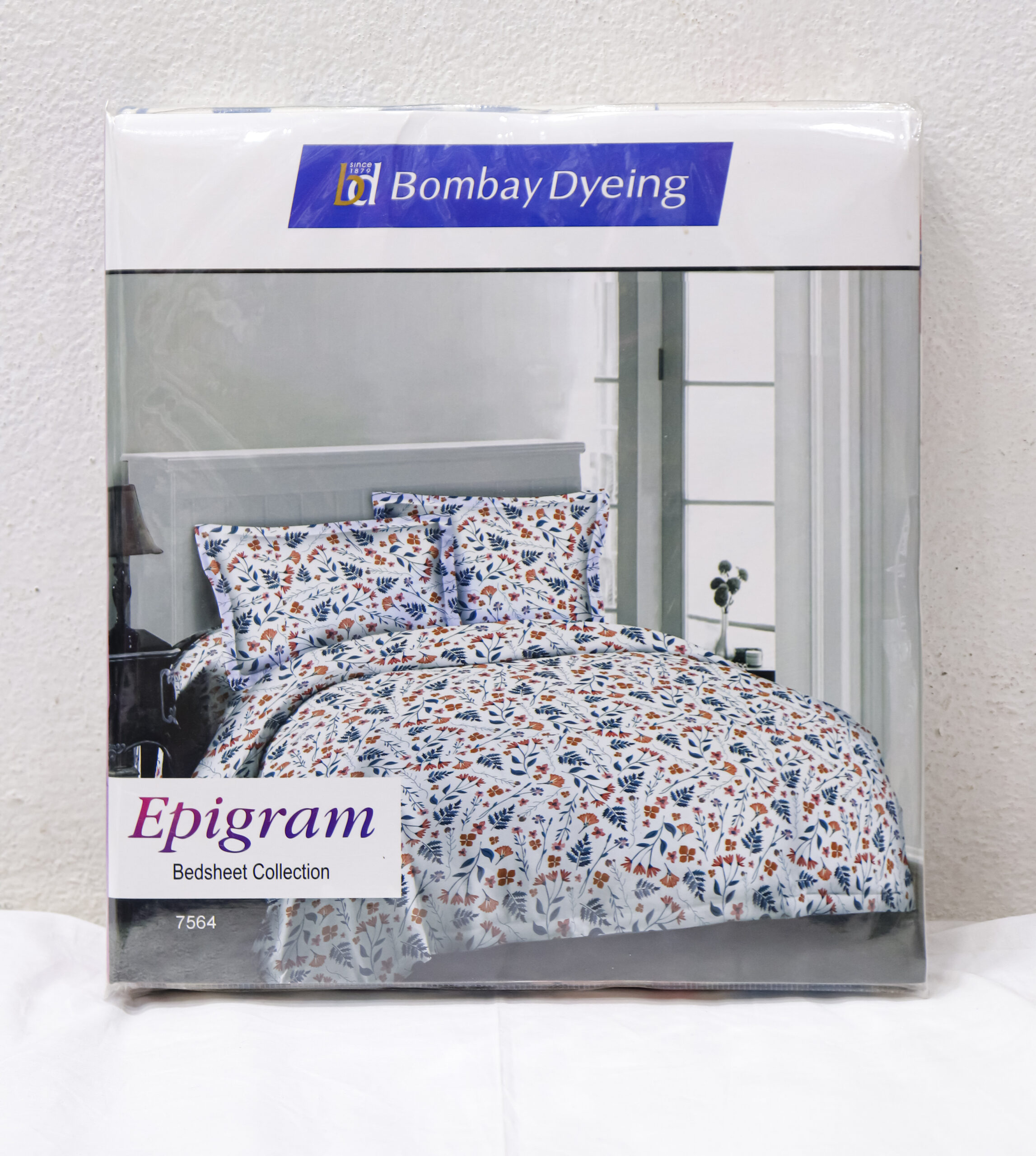 Bombay Dyeing Epigram Bedsheet Collection - Double Size, Floral Print, Soft & Comfortable